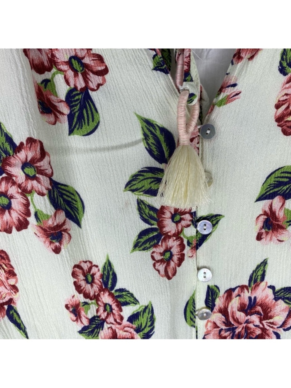Anthropologie Farm Rio Anabela Floral
Smocked Mini Dress - Picture 8 of 9